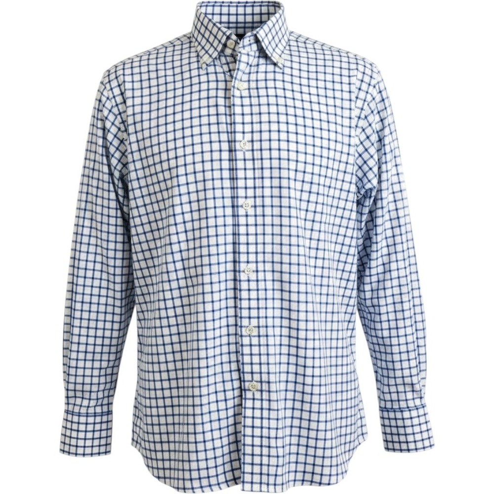 Charles Tyrwhitt Mens Slim Fit Non-Iron Tattersall Check Shirt 16.5 (Large)